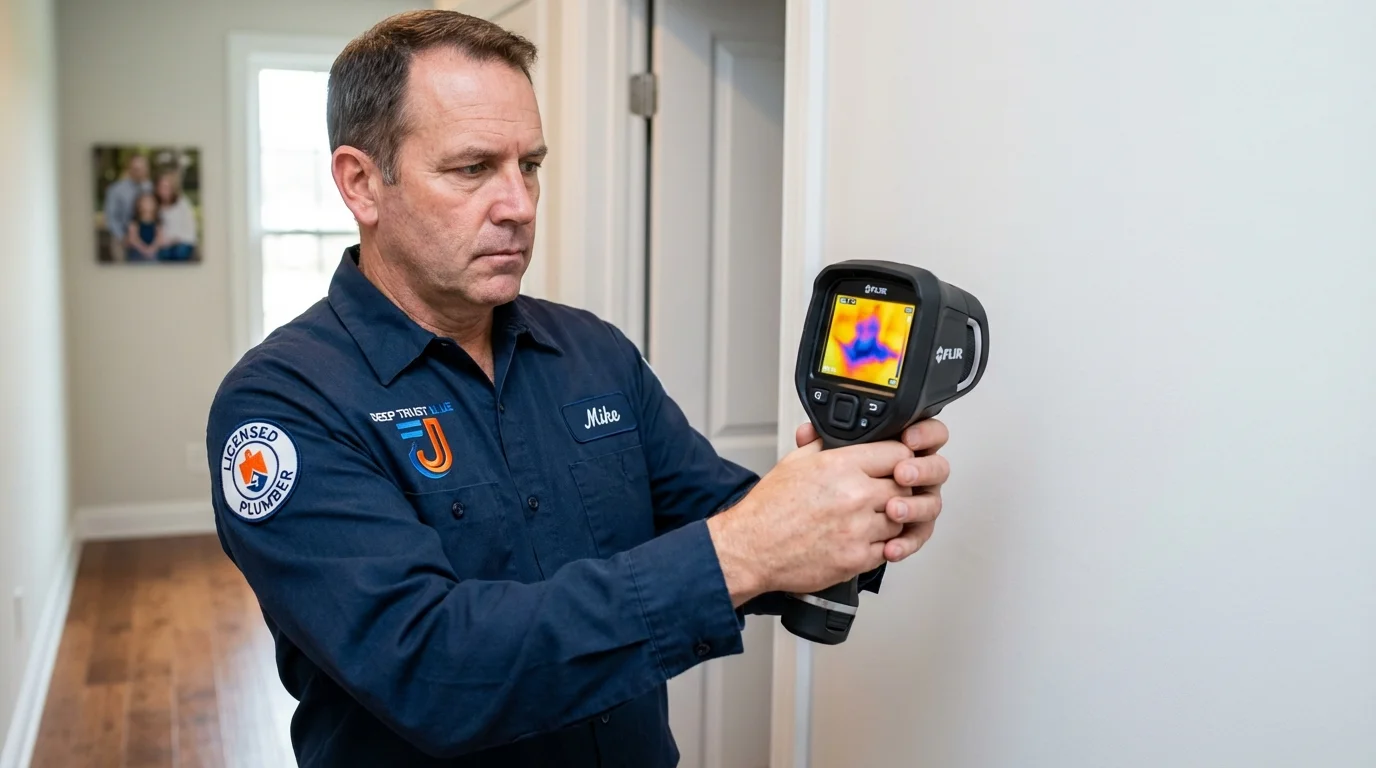 Thermal imaging leak detection by Johns Plumbing LLC in Waite Park